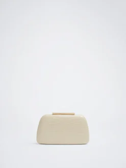 Embossed Animal Party Clutch|Parfois Outlet
