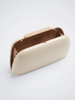 Embossed Animal Party Clutch|Parfois Outlet