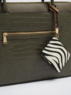 Embossed 13&rdquo; Laptop Bag|Parfois Fashion