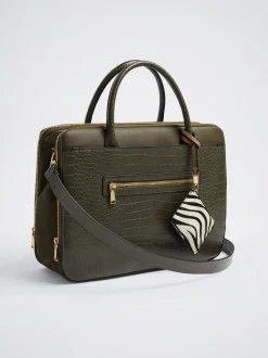 Embossed 13&rdquo; Laptop Bag|Parfois Fashion