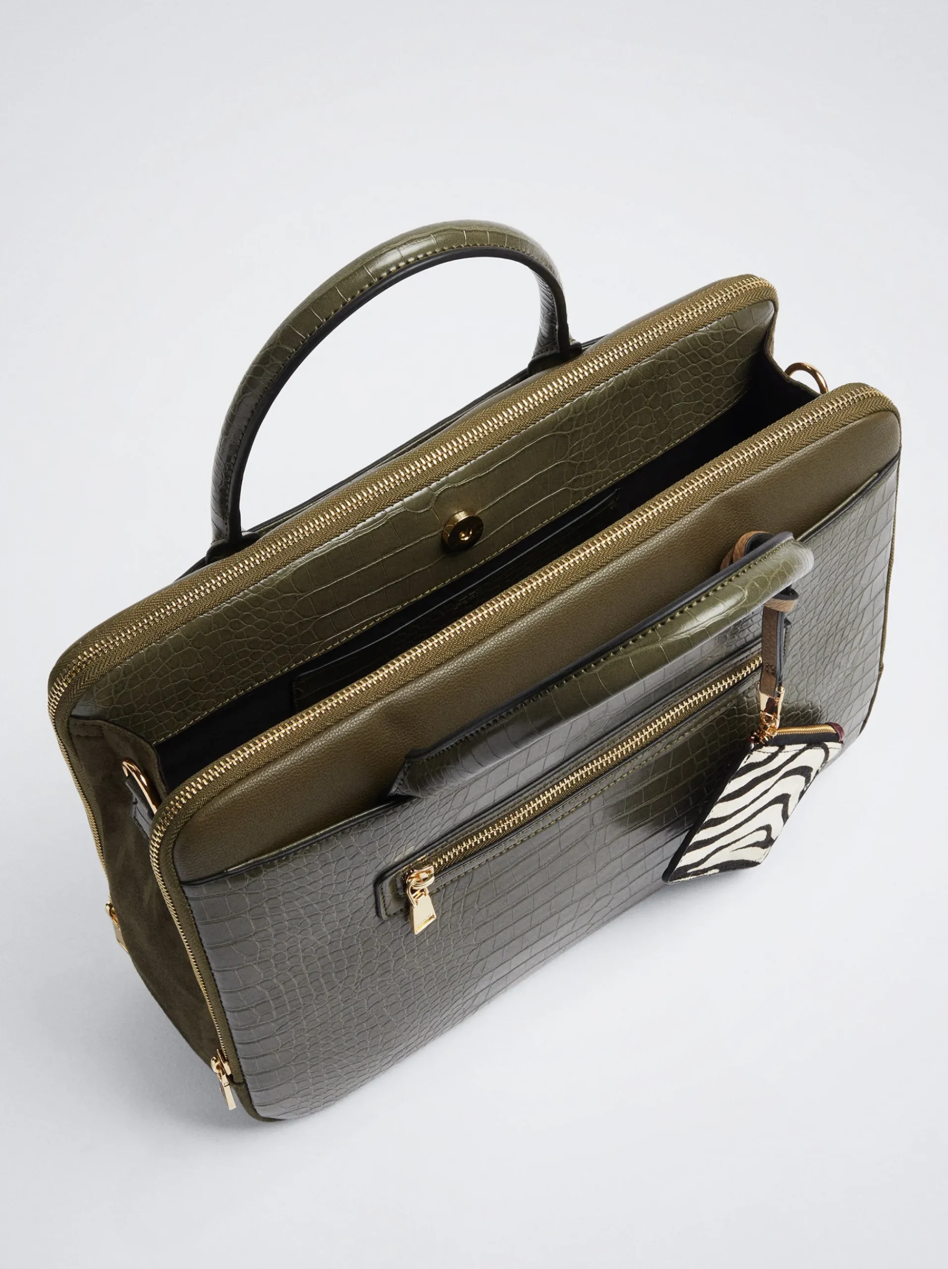 Embossed 13” Laptop Bag|Parfois Best Sale