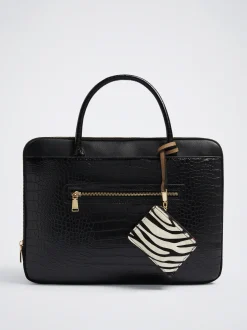 Embossed 13” Laptop Bag|Parfois Flash Sale