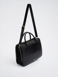 Embossed 13&rdquo; Laptop Bag|Parfois Flash Sale