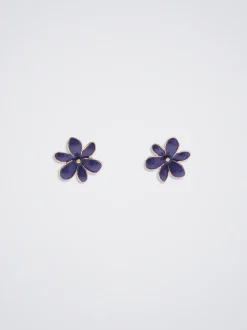 Enamel Flower Earrings|Parfois Shop