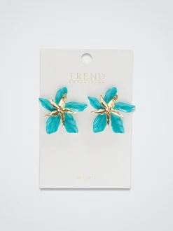 Enamel Flower Earrings|Parfois Fashion