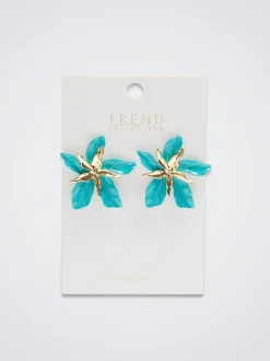 Enamel Flower Earrings|Parfois Best Sale