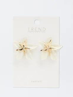Enamel Flower Earrings|Parfois Clearance