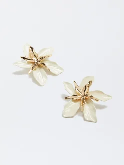 Enamel Flower Earrings|Parfois Discount