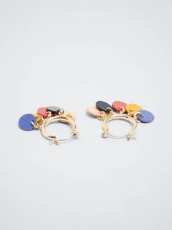 Enamel Hoop Earrings|Parfois Best Sale