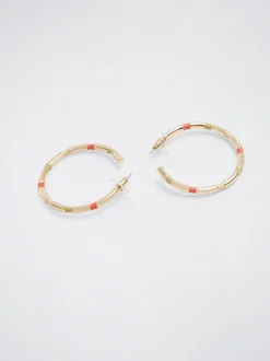 Enamel Hoop Earrings|Parfois Cheap