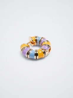 Enamel Hoop Earrings|Parfois Hot