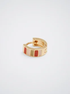 Enamel Hoop Earrings|Parfois New