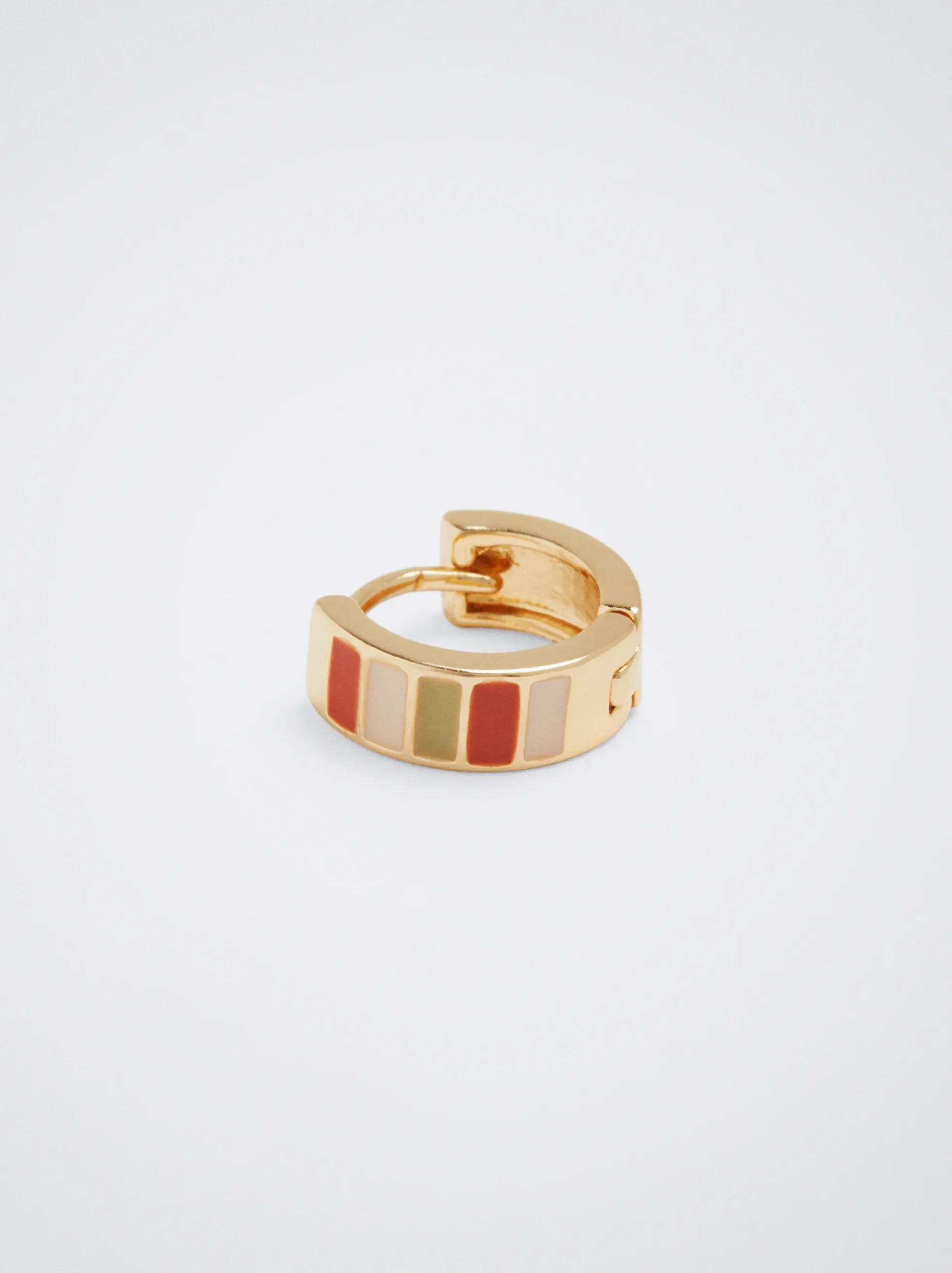Enamel Hoop Earrings|Parfois New