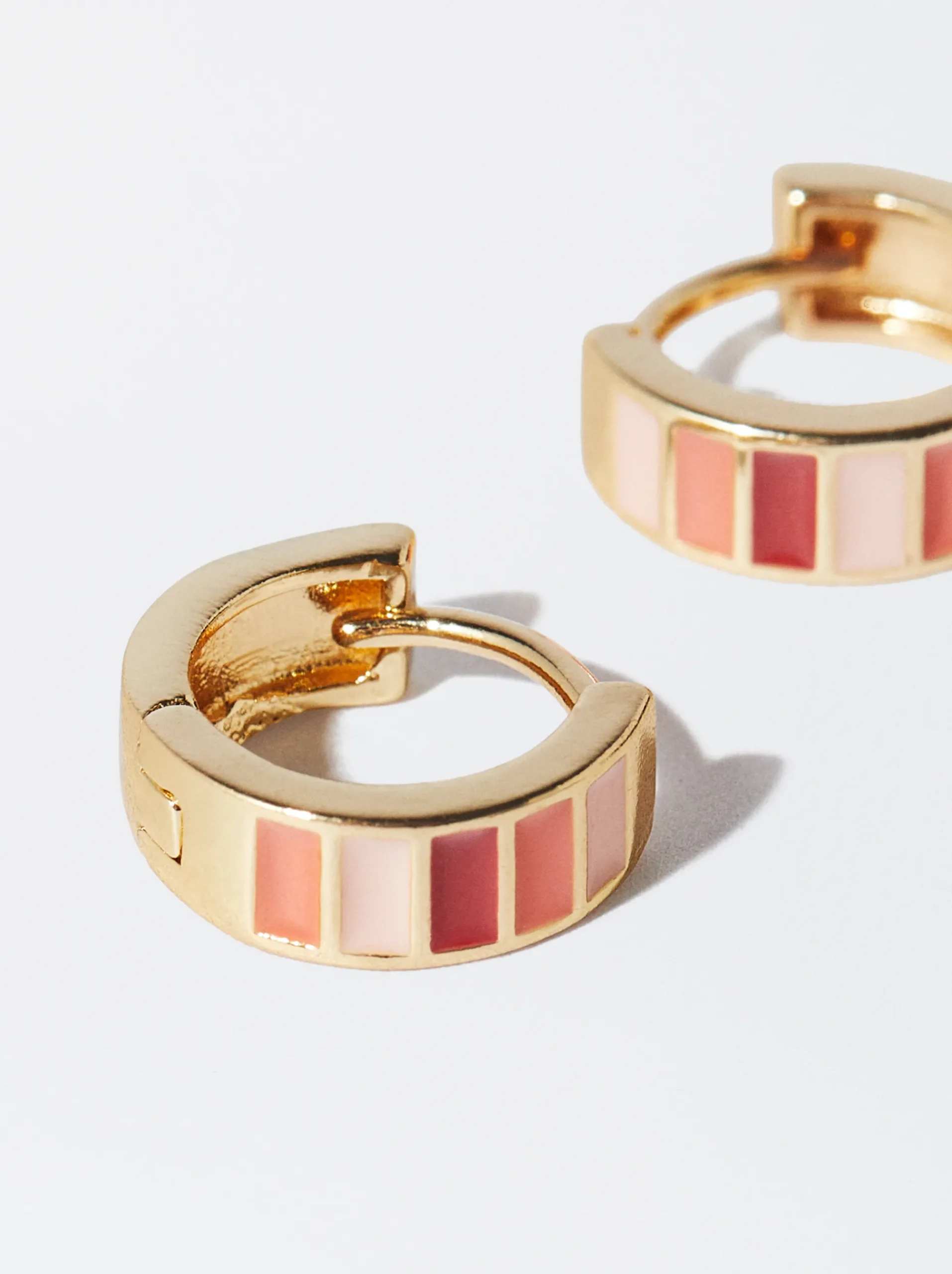 Enamel Hoop Earrings|Parfois Best Sale