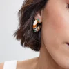 Enamel Hoop Earrings|Parfois Shop