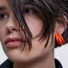 Enamel Hoop Earrings|Parfois Sale