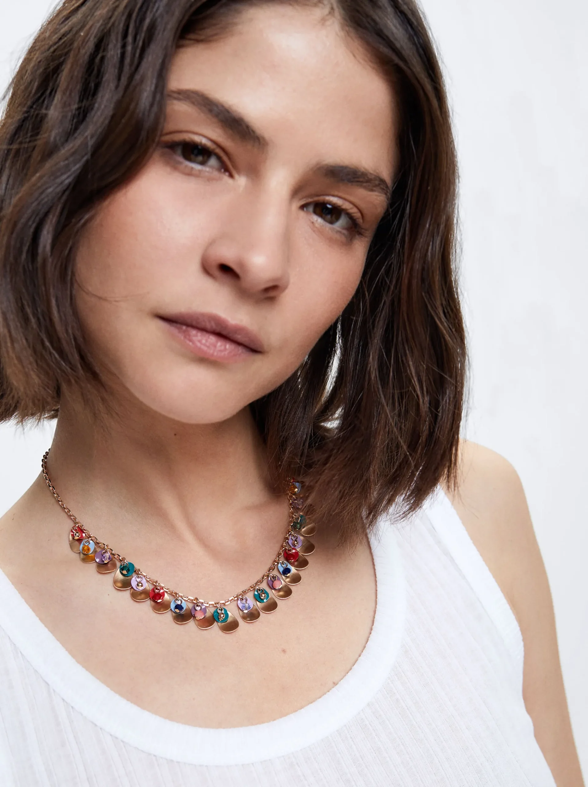 Enamel Necklace|Parfois Clearance