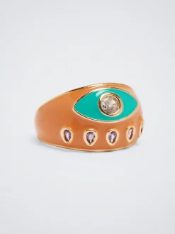 Enamel Ring With Zirconia|Parfois Best Sale