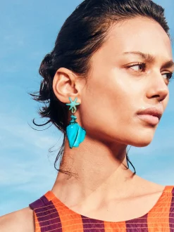 Enamel Shell Earrings|Parfois Clearance