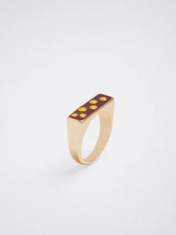 Enamel Signet Ring|Parfois Flash Sale