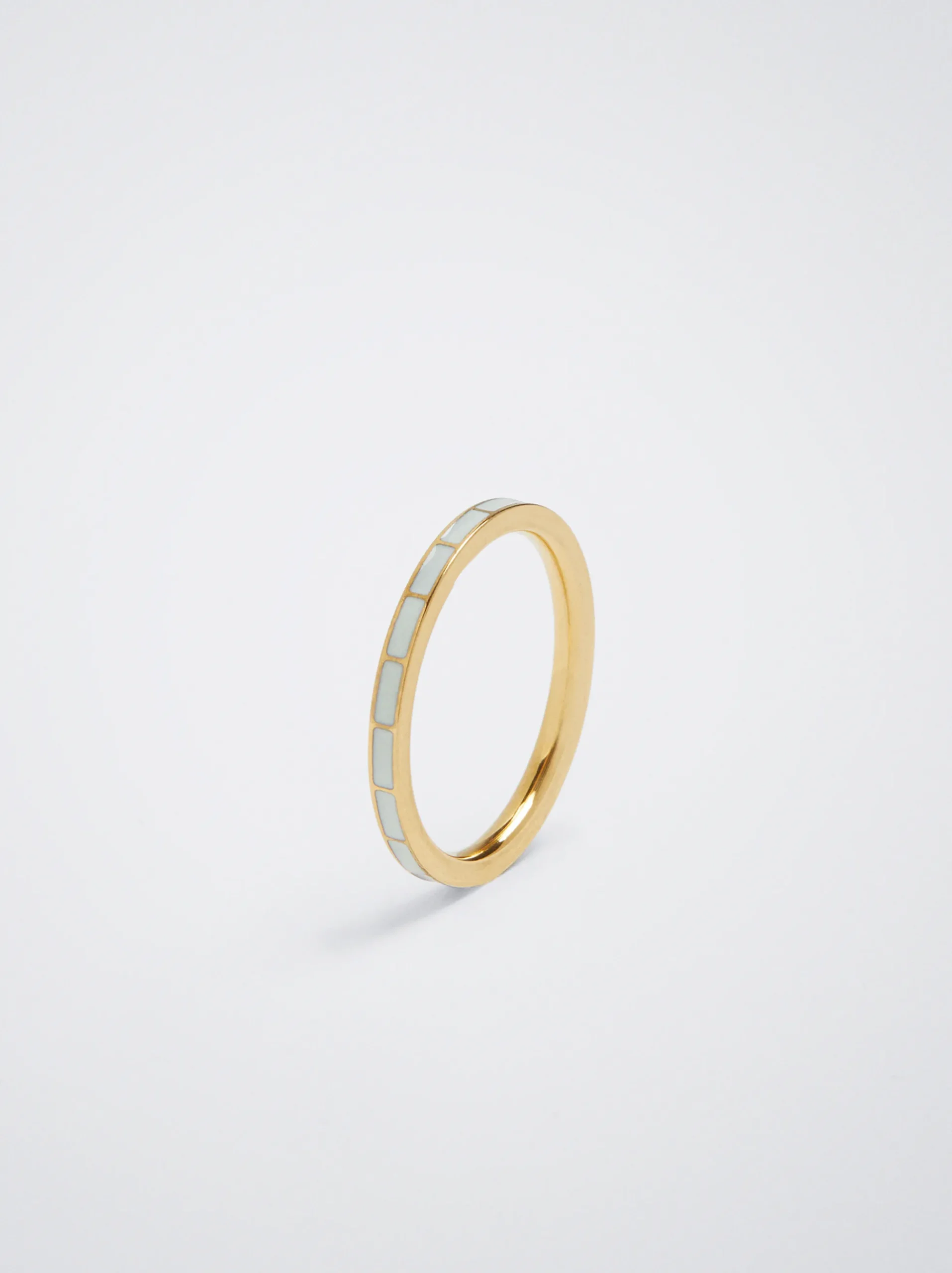 Enamel Stainless Steel Ring|Parfois New