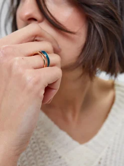 Enamel Wide Ring|Parfois Flash Sale