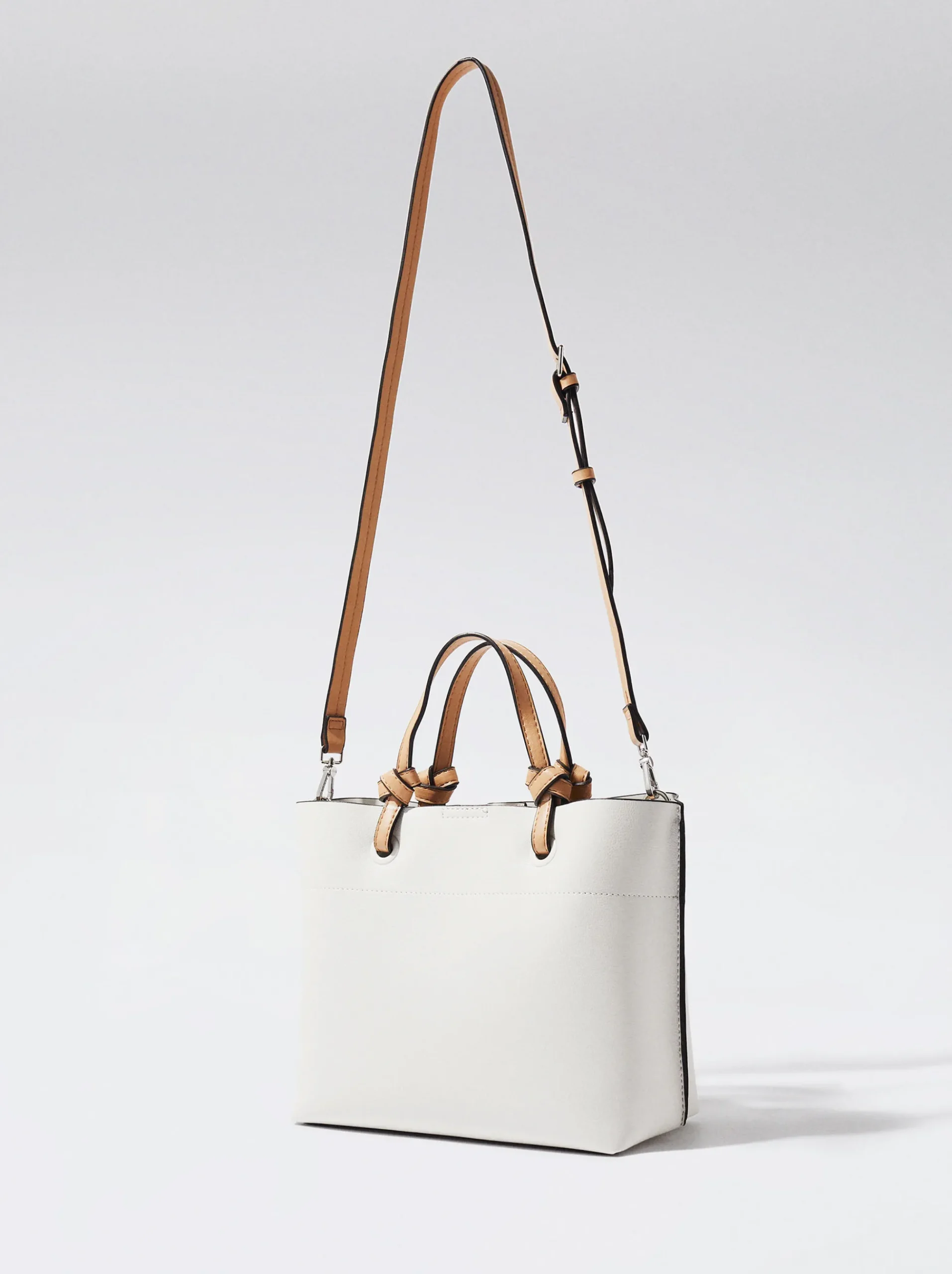 Everyday Tote Bag With Detachable Pendant|Parfois Clearance
