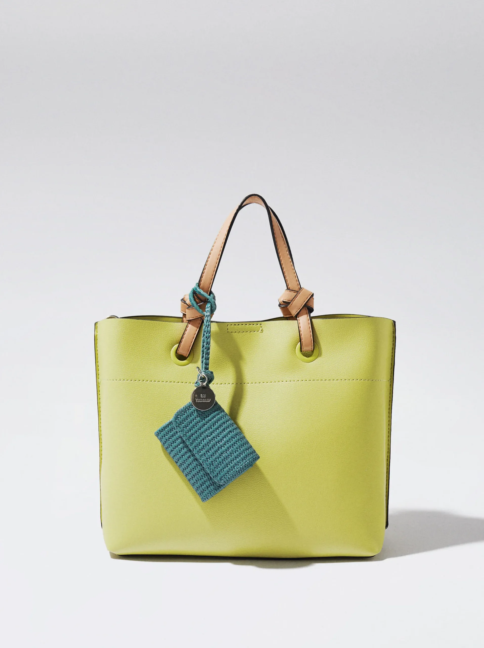 Everyday Tote Bag With Pendant|Parfois Clearance