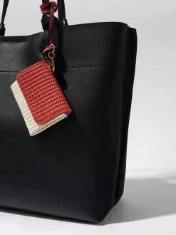 Everyday Tote Bag With Pendant|Parfois Fashion