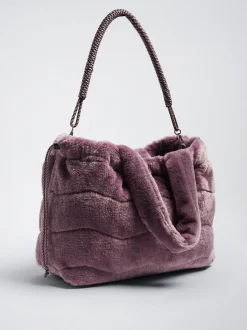 Faux Fur Tote Bag|Parfois New