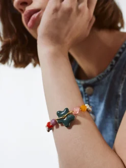 Flower And Ceramic Bracelet|Parfois Cheap