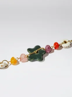 Flower And Ceramic Bracelet|Parfois Cheap