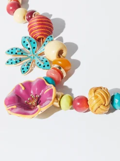 Flower And Shell Necklace|Parfois Flash Sale