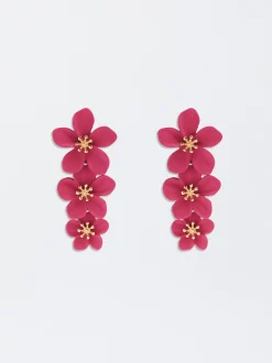 Flower Clip Earrings|Parfois Clearance