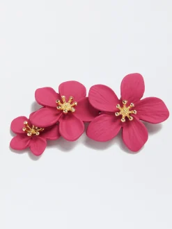 Flower Clip Earrings|Parfois Online