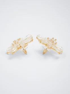 Flower Earrings With Beads|Parfois Best Sale