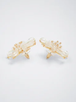 Flower Earrings With Beads|Parfois Fashion