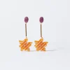 Flower Earrings With Resin|Parfois Outlet
