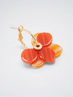 Flower Hoop Earrings|Parfois Store