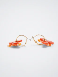 Flower Hoop Earrings|Parfois Store