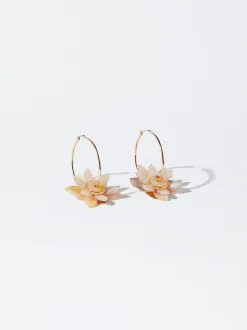 Flower Hoop Earrings|Parfois Flash Sale