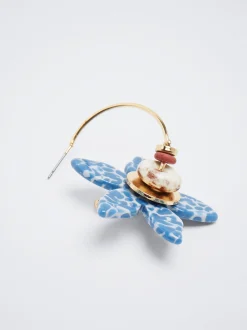 Flower Hoop Earrings|Parfois Cheap