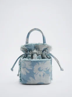 Flower Print Denim Phone Case|Parfois Best