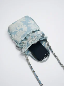 Flower Print Denim Phone Case|Parfois Best