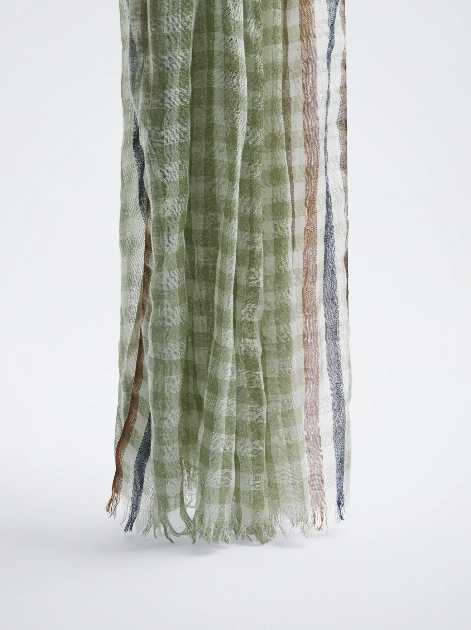 Gingham Scarf With Wool|Parfois Fashion