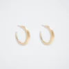 Gold Hoop Earrings|Parfois Flash Sale