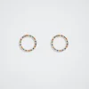 Golden Earrings With Zirconia|Parfois Best