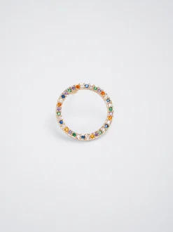 Golden Earrings With Zirconia|Parfois Best
