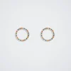 Golden Earrings With Zirconia|Parfois New