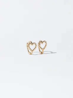 Hoop Earrings With Heart|Parfois Best